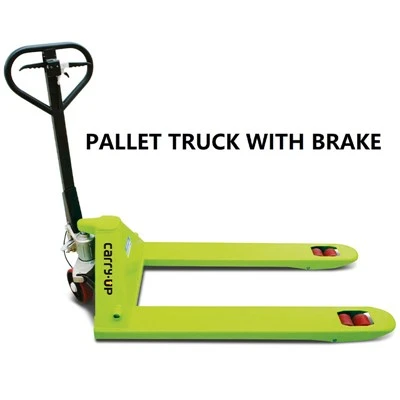 Truk Hand Pallet dengan Sistem Rem